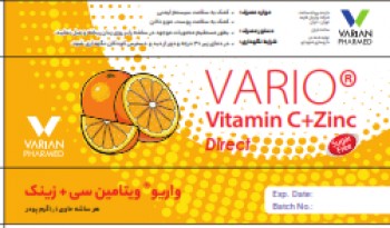Vario vitamin c + zinc - vitamin c + zinc